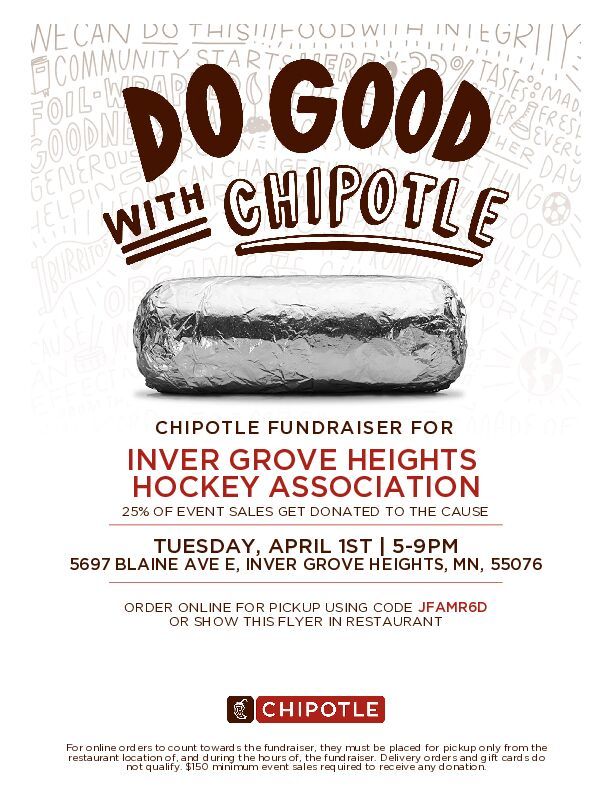 Chipotle Fundraiser for IGHHA