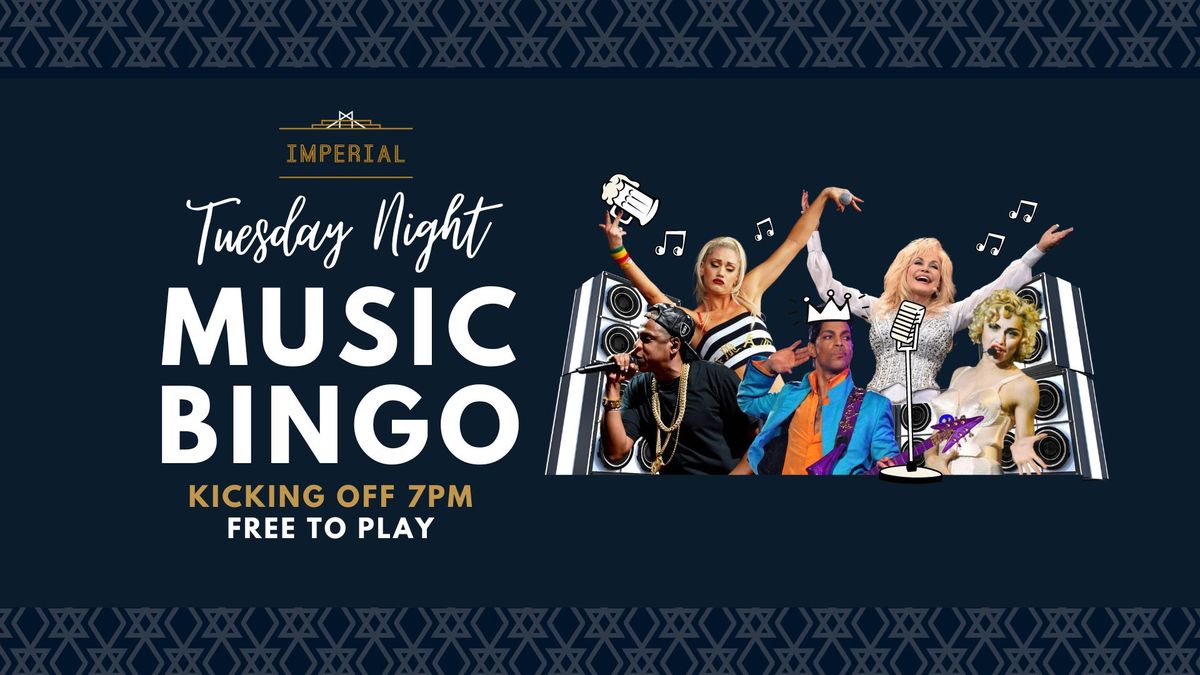 Tuesday Music Bingo - Imperial, Maitland