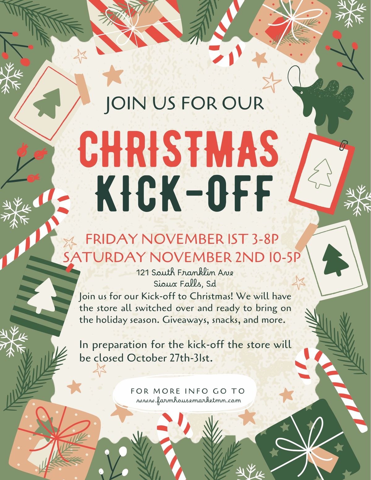 Christmas Kick-Off @ Farmhouse Market