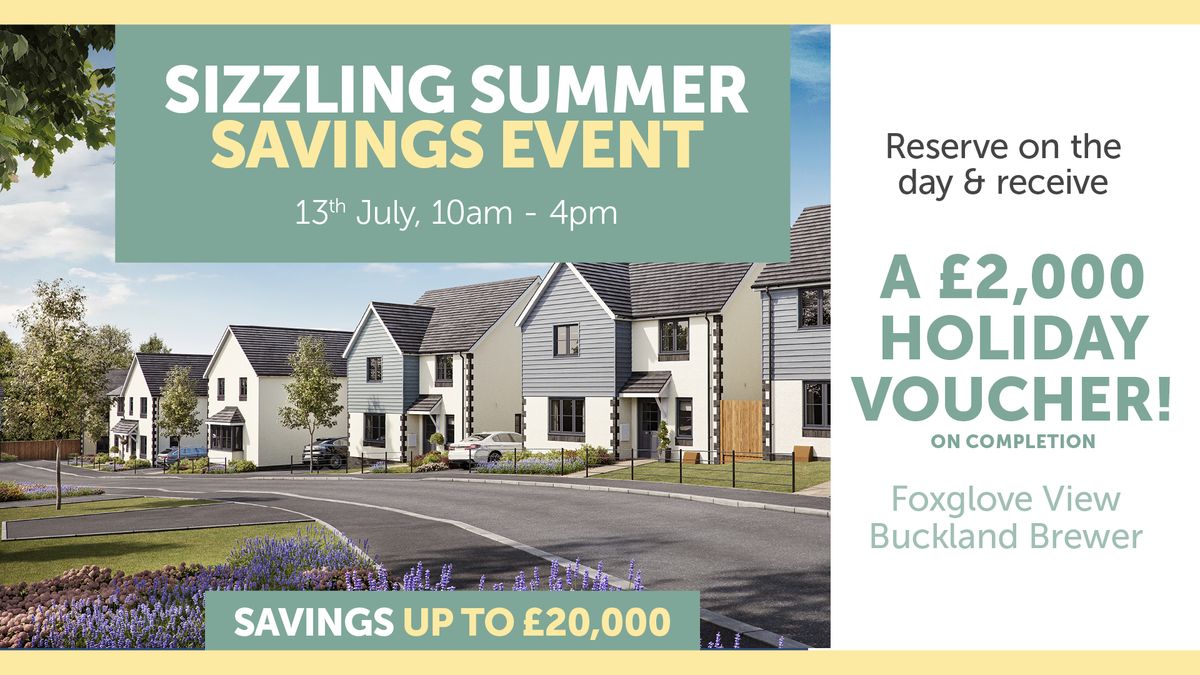 Sizzling Summer Savings Event at Foxglove View 