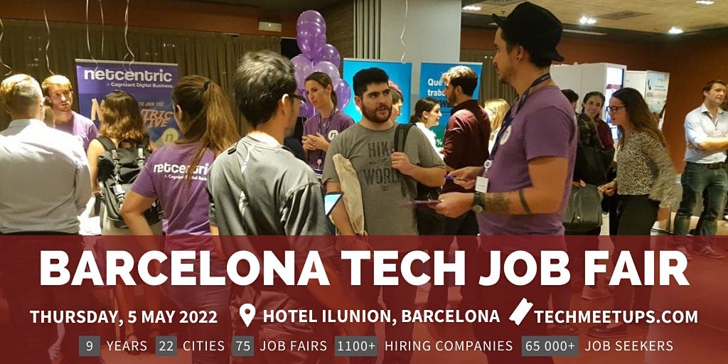 Barcelona Tech Job Fair Spring 2020 By Techmeetups