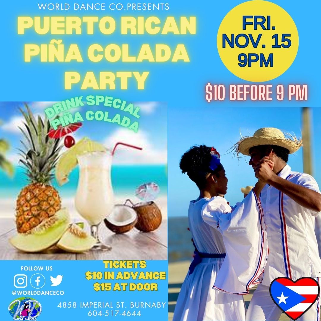 Puerto Rican Pina Colada Party! \ud83c\udf79