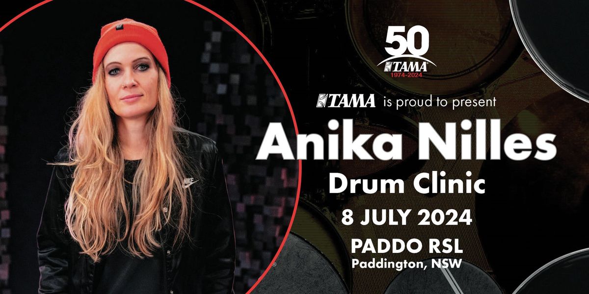 Anika Nilles Drum Clinic Tour 2024 - Sydney Stop!