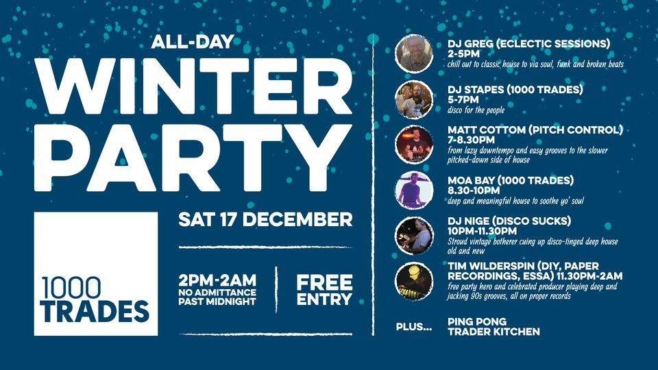All day WINTER PARTY