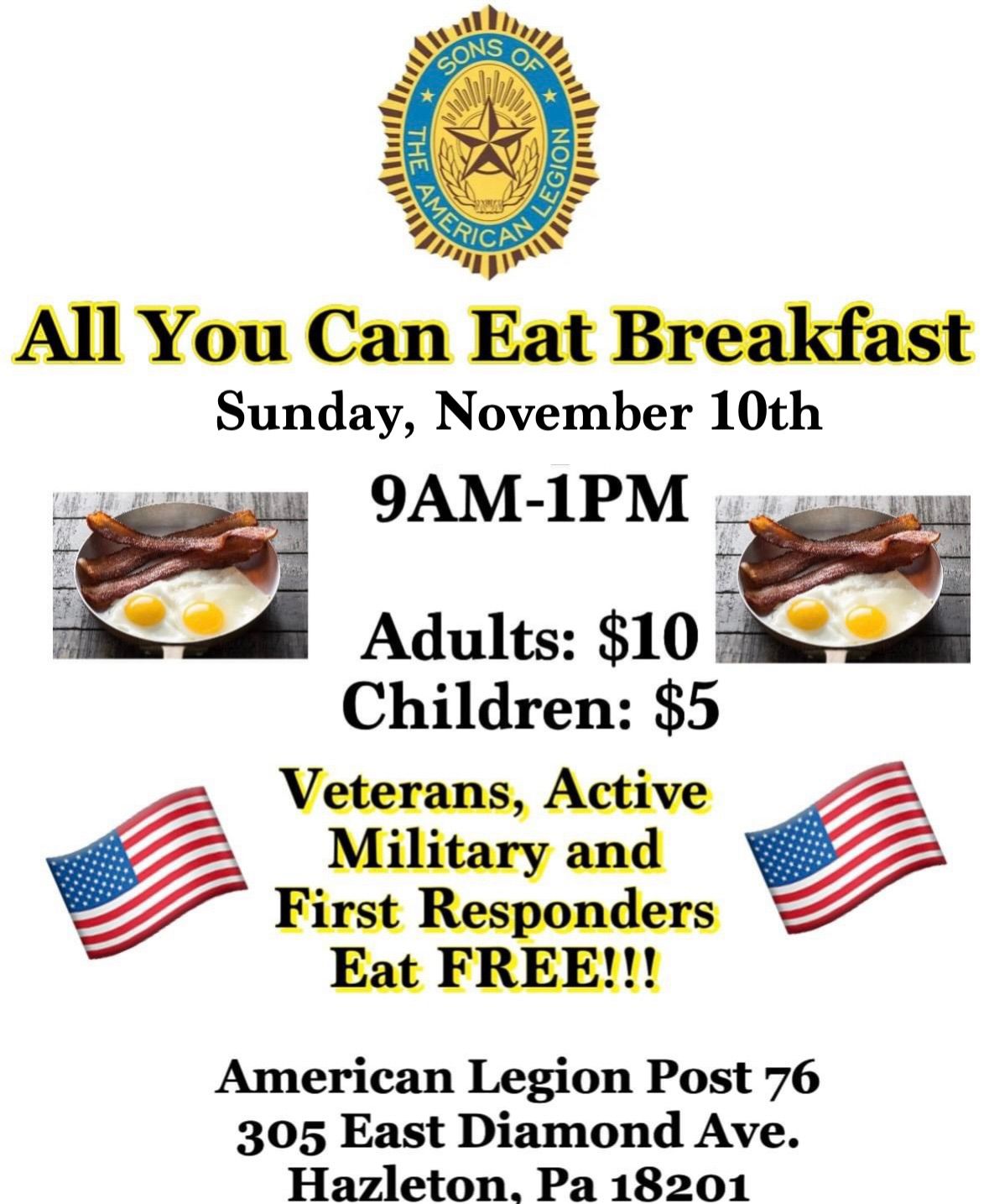 \ud83c\udf73All You Can Eat Breakfast \ud83c\udf73 