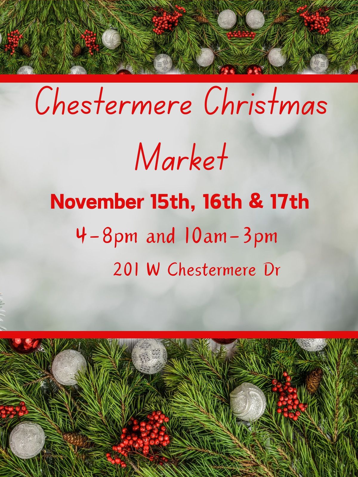 Chestermere Christmas Market