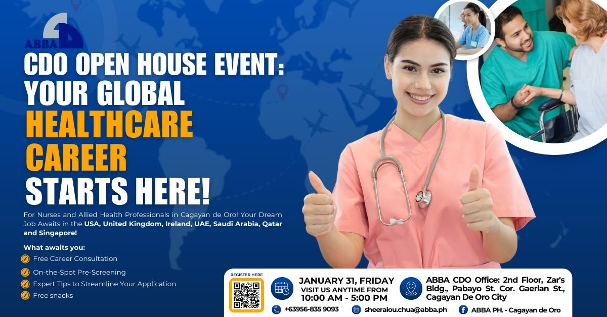 CDO Open House Event: Your Global Healthcare Career Starts Here!