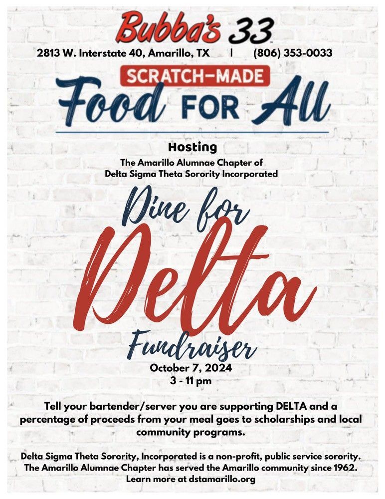 Dine for Delta Fundraiser 