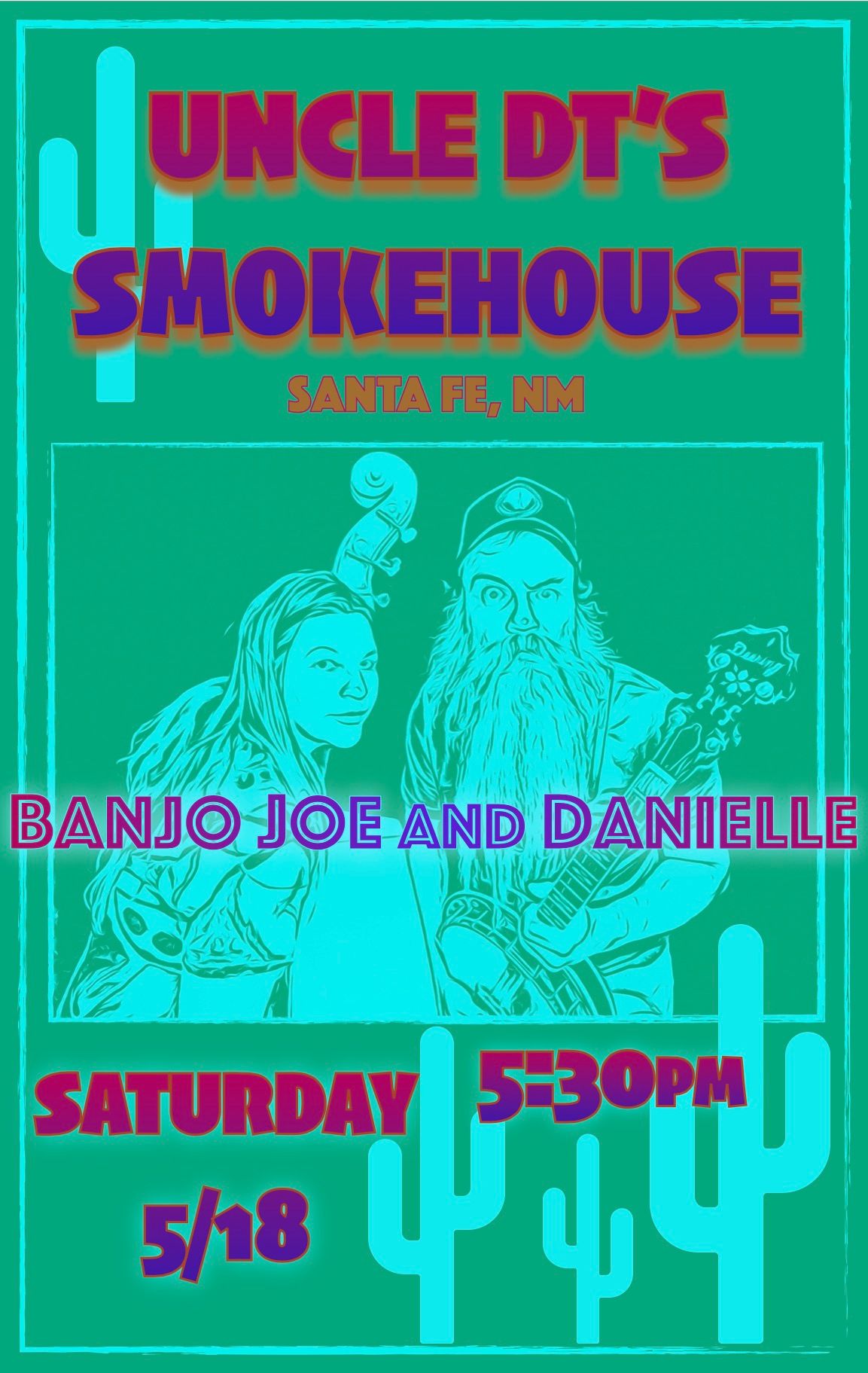 Banjo Joe and Danielle Live at Uncle DT's Smokehouse | Santa Fe, NM