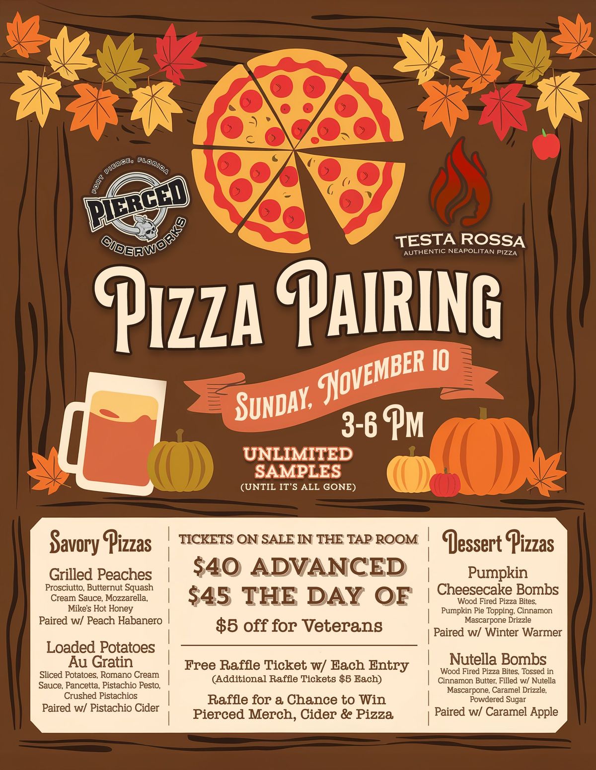 Pierced Pizza Pairing