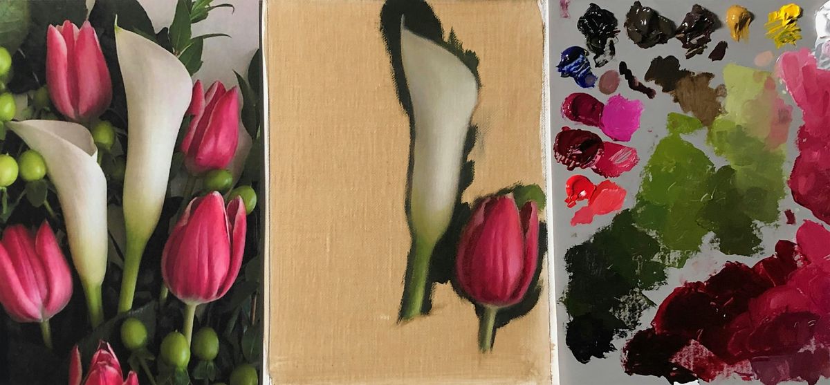 Painting Florals from a Photograph (Zoom)