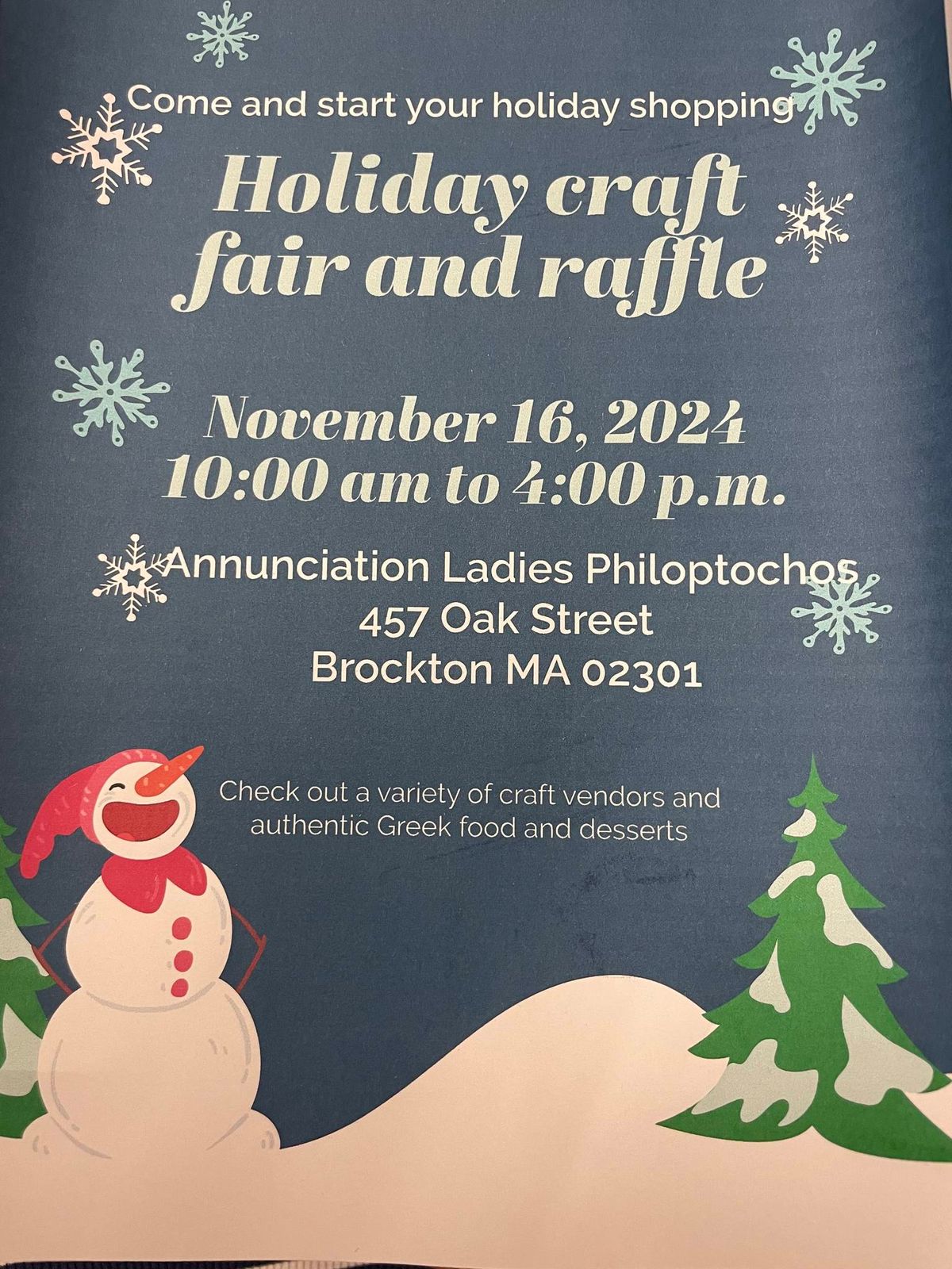 Holiday Craft Fair