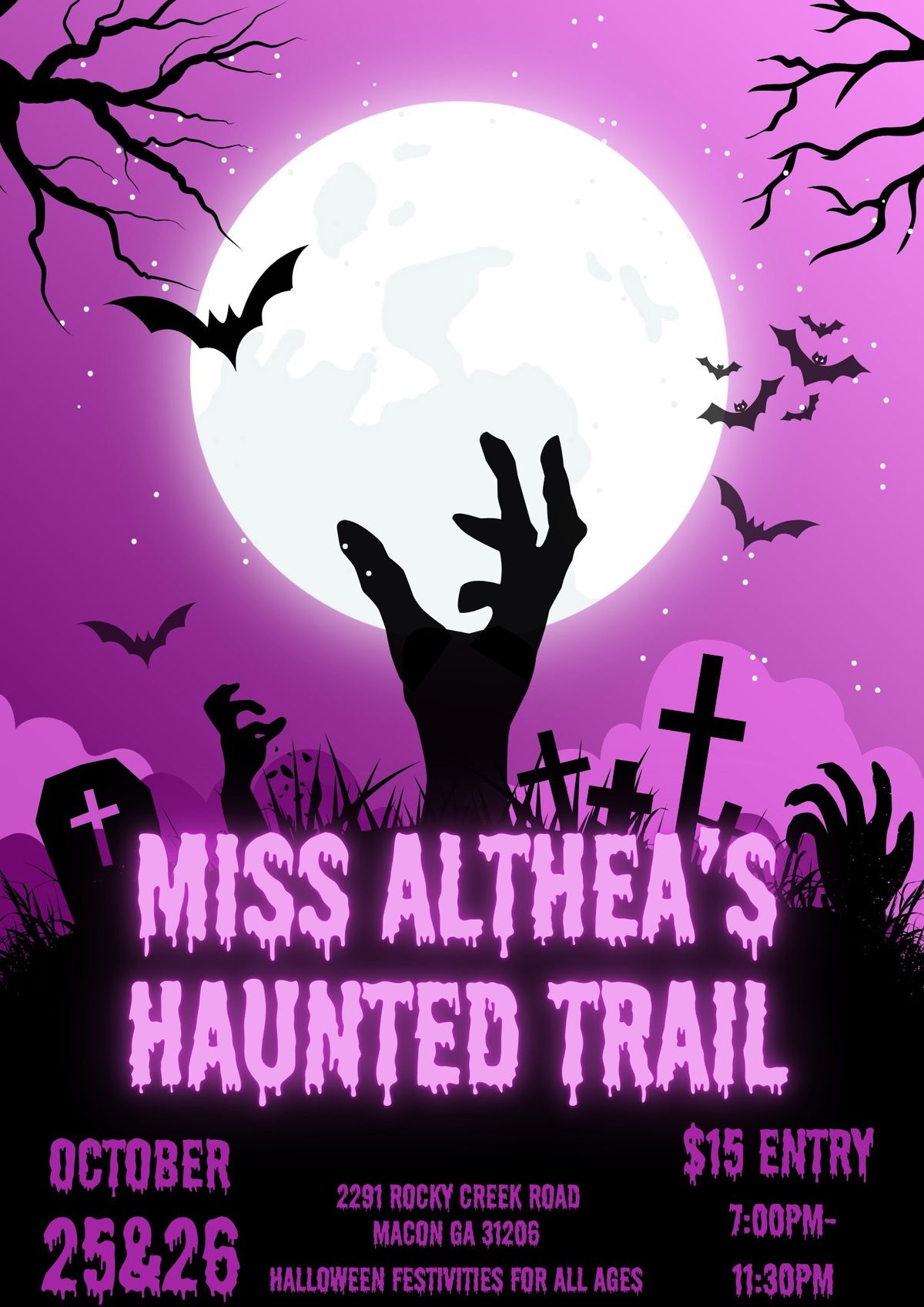 Miss Althea\u2019s Haunted Trail 