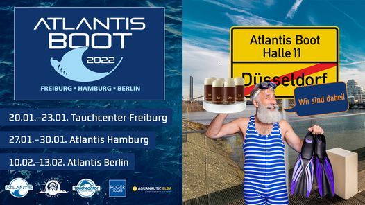 ATLANTIS BOOT 2022 | Tauch-Messe | Freiburg \u2013 Hamburg \u2013 Berlin