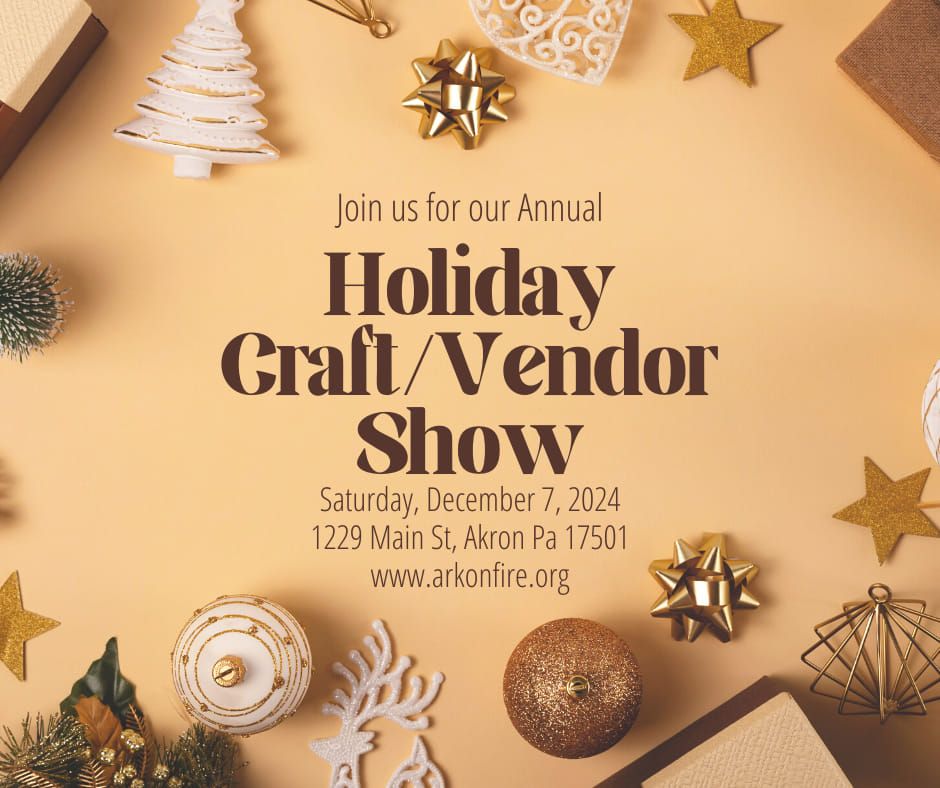 Holiday Craft and Vendor Show