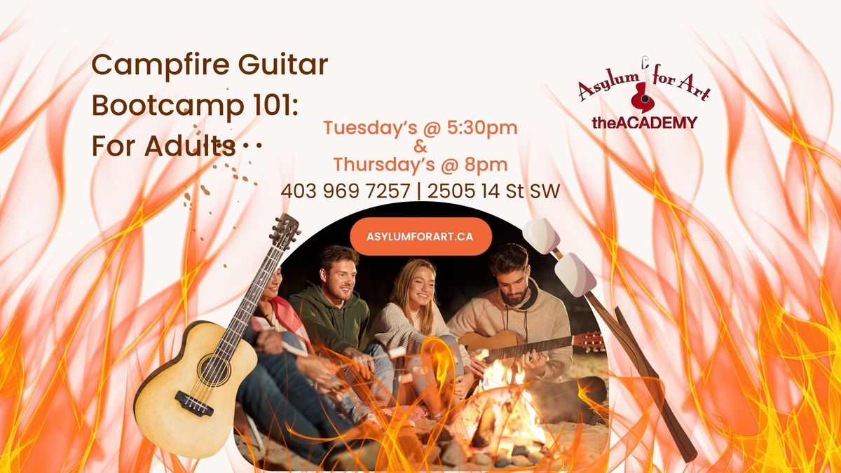 Campfire Guitar Bootcamp For Adults- Fall 2024