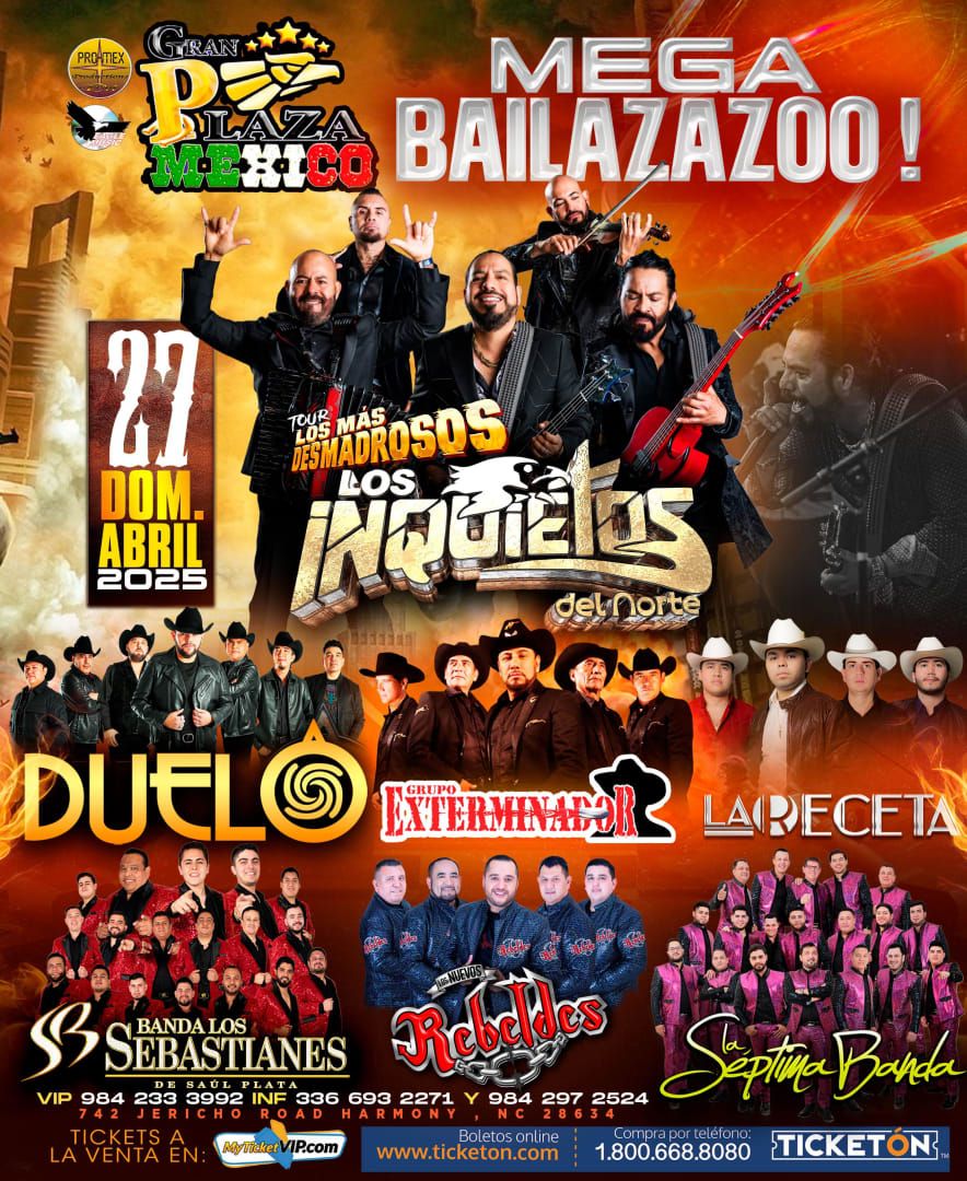 Los Inquietos del Norte - Los Mas Desmadrosos at The Rave-Eagles Club