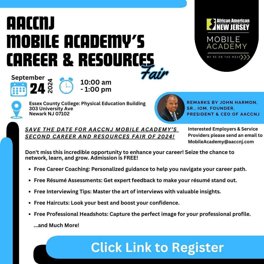 AACCNJ Mobile Academy's Career & Resources Fair