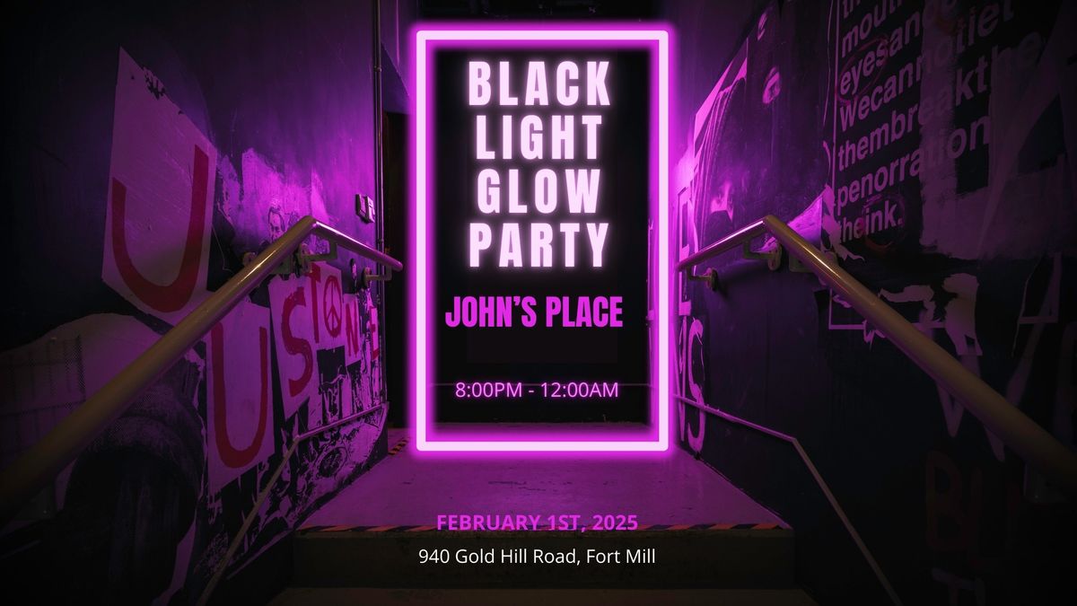 Black Light Glow Party 