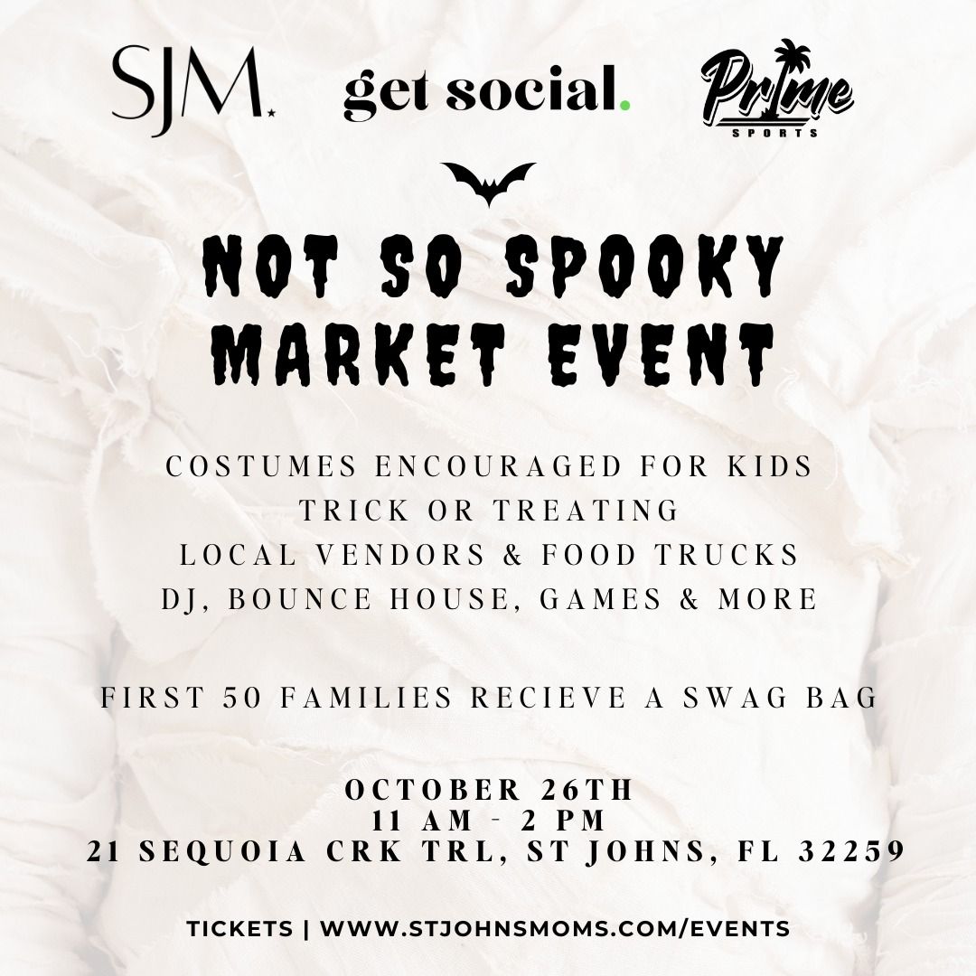 Visit us at the Not So Spooky Market