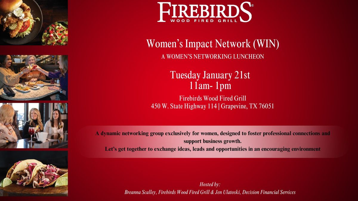 Women's Impact Network (WIN) Monthly Lunch- January