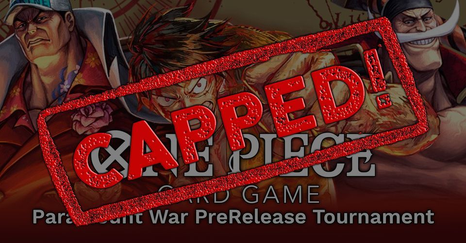 One Piece Paramount War (OP02) PreRelease Tournament, CM Games Cedar