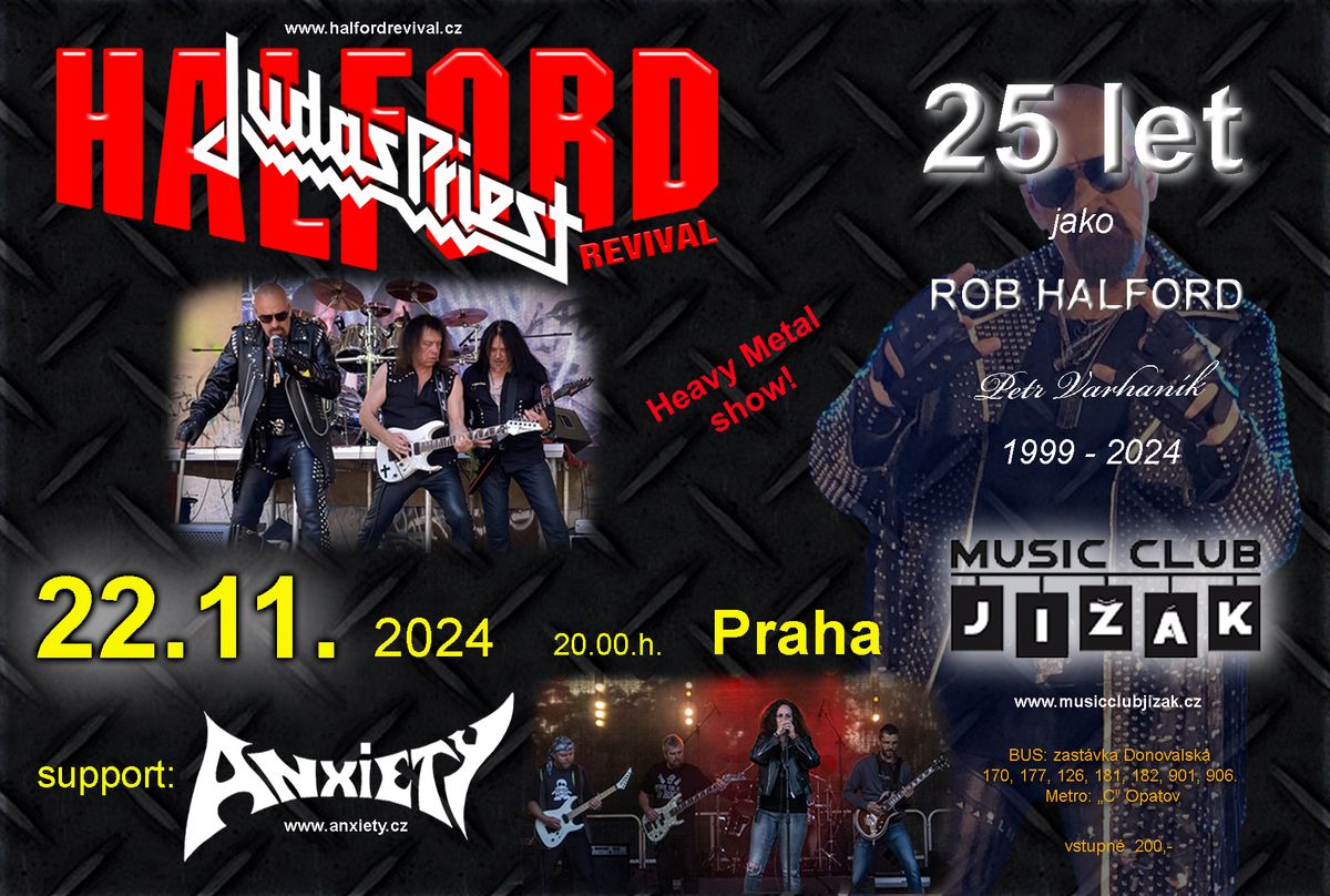 Halford Revival - koncert + Anxiety