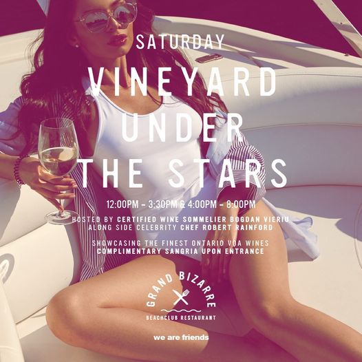 Vineyards Under the Stars with Wine Sommelier Bogdan Vieriu along side C...