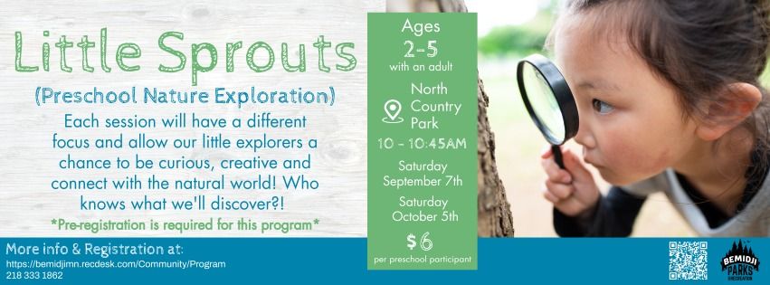 Little Sprouts (Preschool Nature Program) 