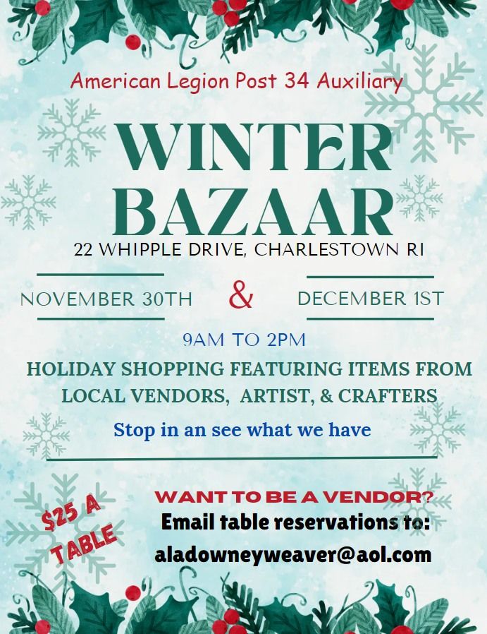 Downey Weaver Auxiliary Bazaar