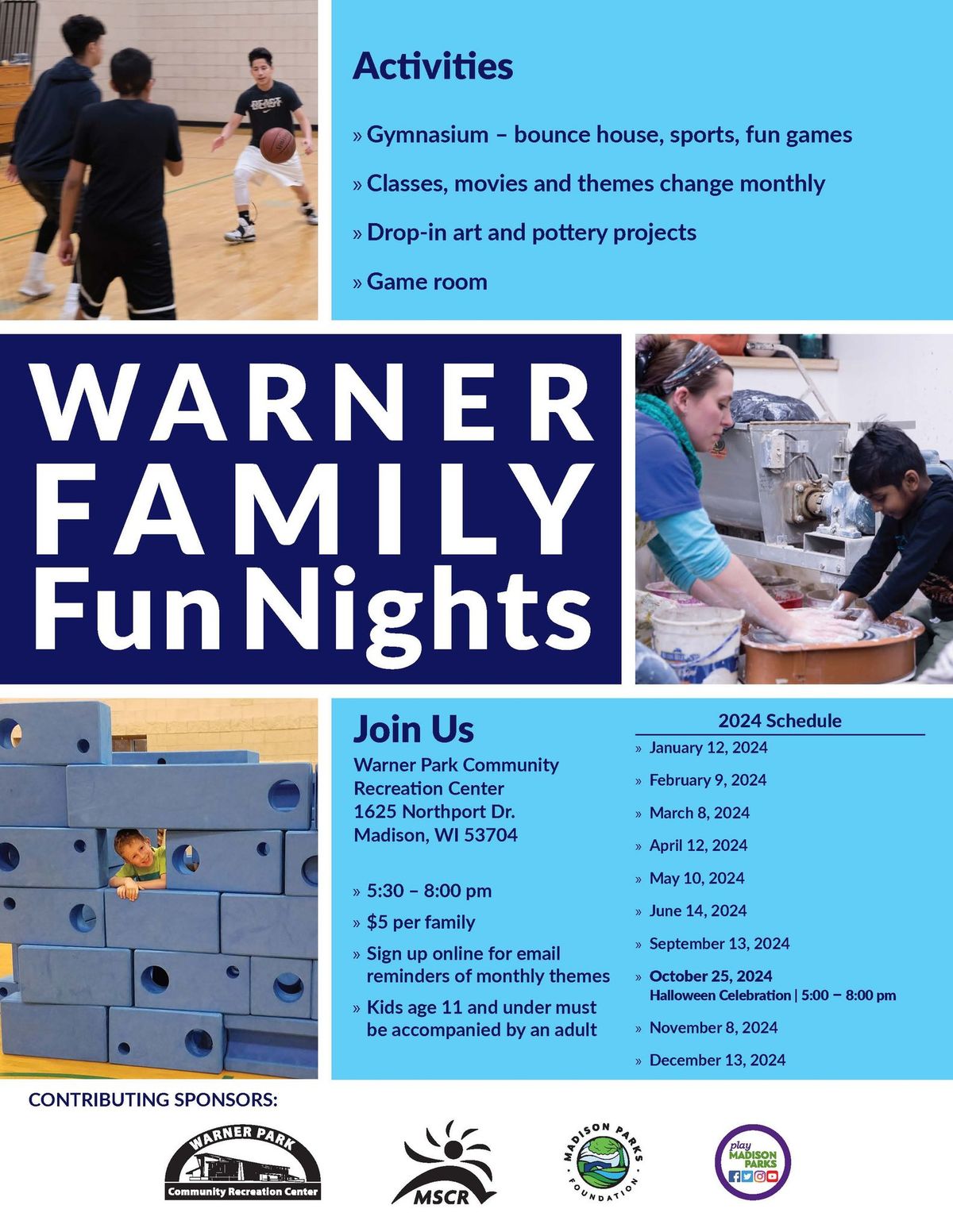 Warner Family Fun Night