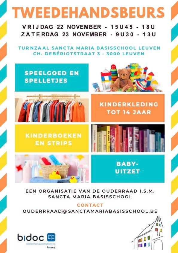 Tweedehandsbeurs kinderkleding en speelgoed