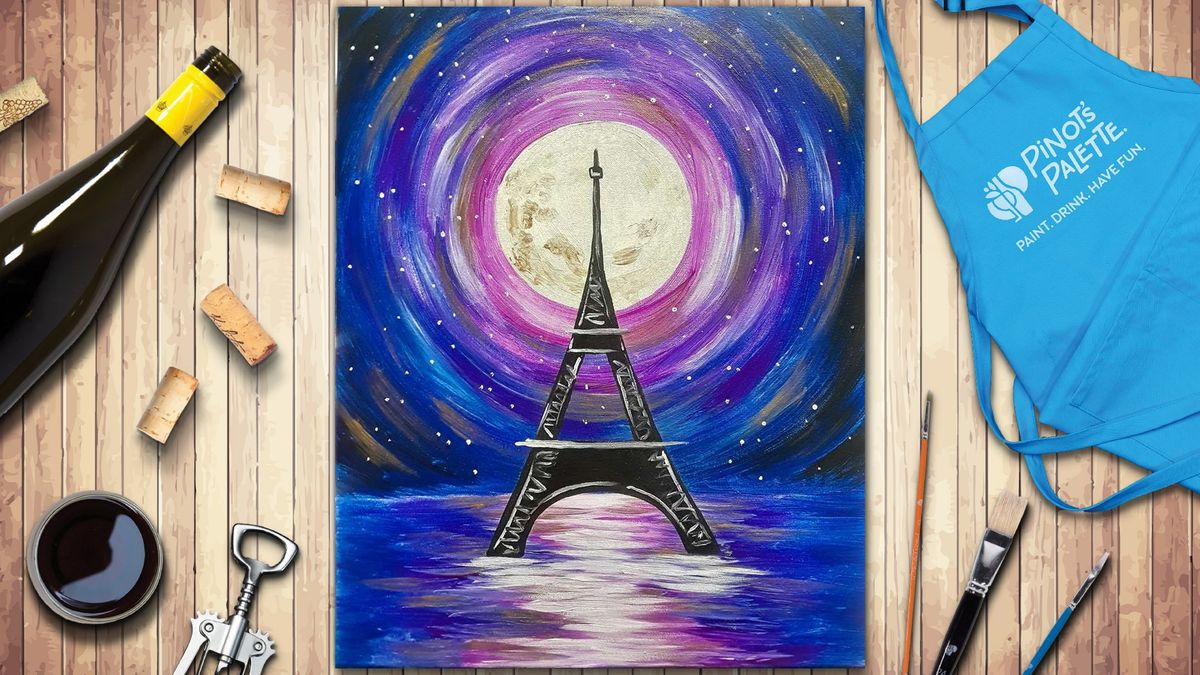 Paris in Moonlight - Paint and Sip 