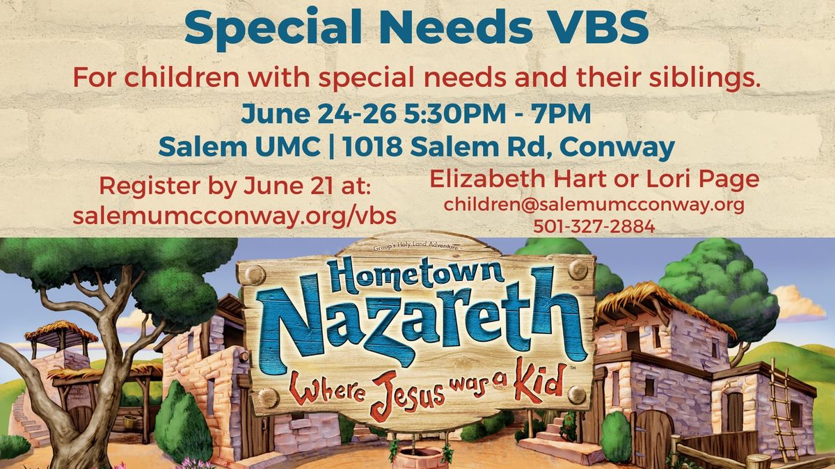 Salem UMC Special Needs VBS