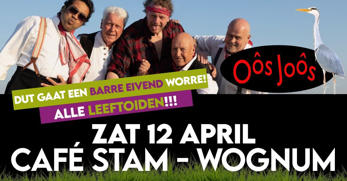 Caf\u00e9 Stam - Wognum! Dut gaat een hille barre eivend worre!