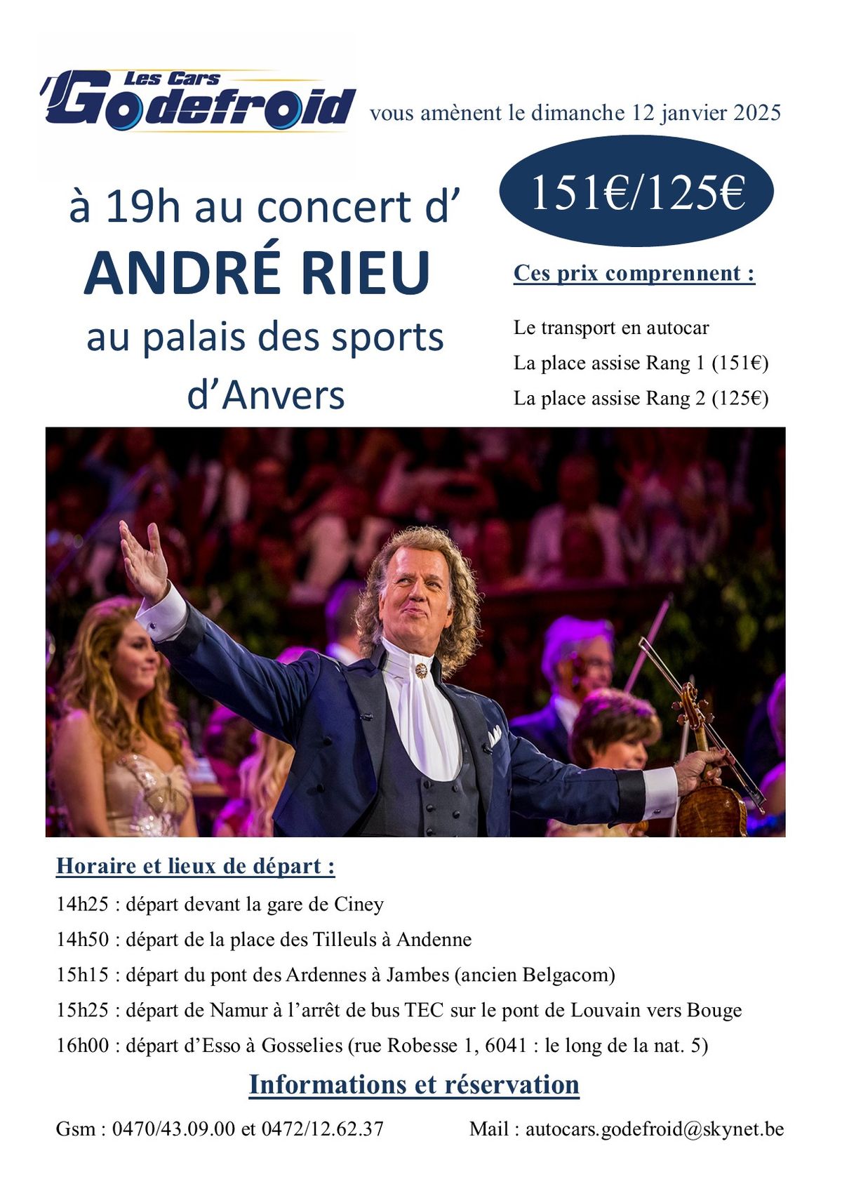 Concert Andr\u00e9 Rieu : Nouvel An