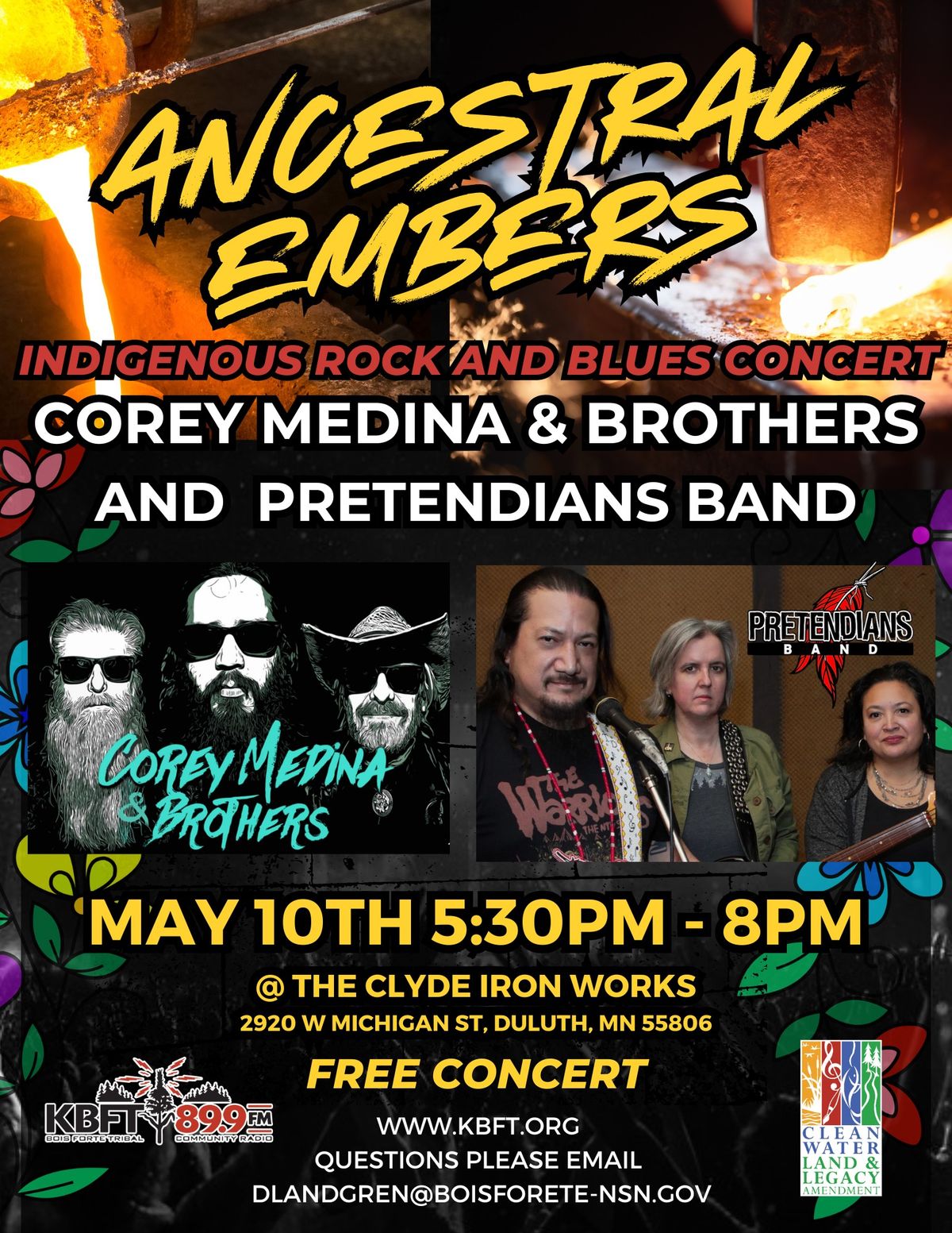 Ancestral Embers Blues & Rock Concert ft. Corey Medina & Brothers and Pretendians Band 