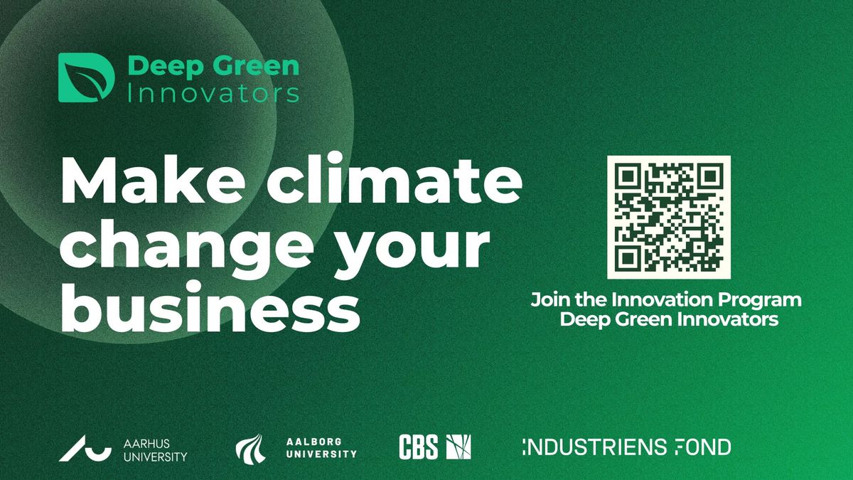 Apply for Deep Green Innovators