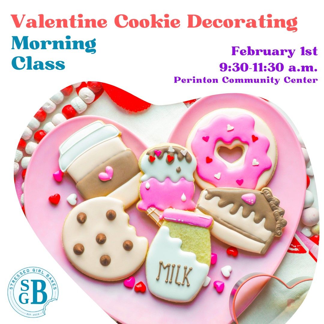 SGB's Morning Valentine Cookie Decorating Class