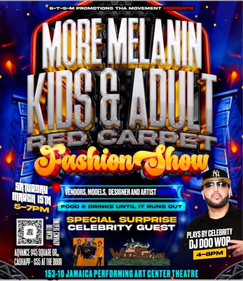 More melanin kids & adult red carpet fashion show 