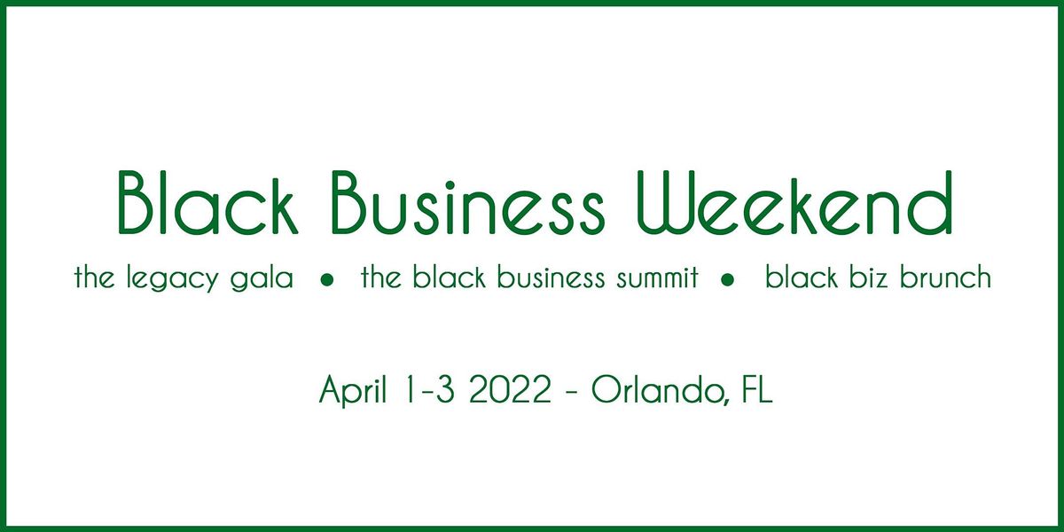 Black Business Weekend