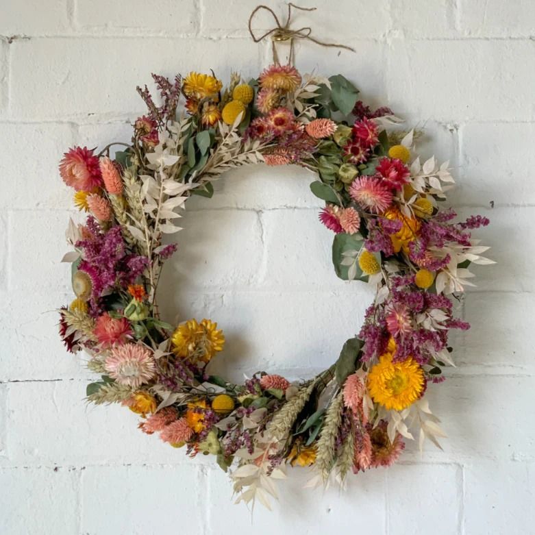 Dried Flower Wreath Workshop