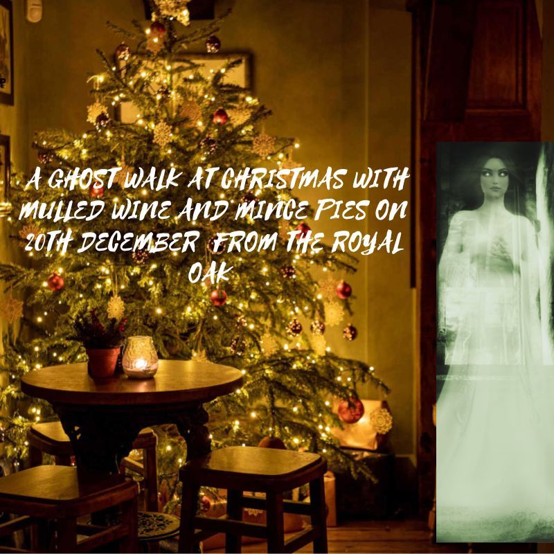 GHOST WALK AT CHRISTMAS WITH MINCE PIES AND MULLED WINE ON 20TH DECEMBER 7 to 8 pm