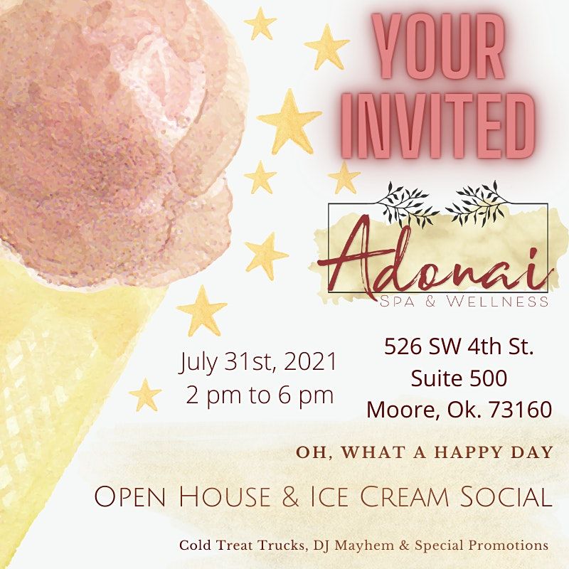 Adonai Spa & Wellness  Open House\/Ice Cream Social