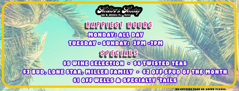 Happiest Hours and Specials 