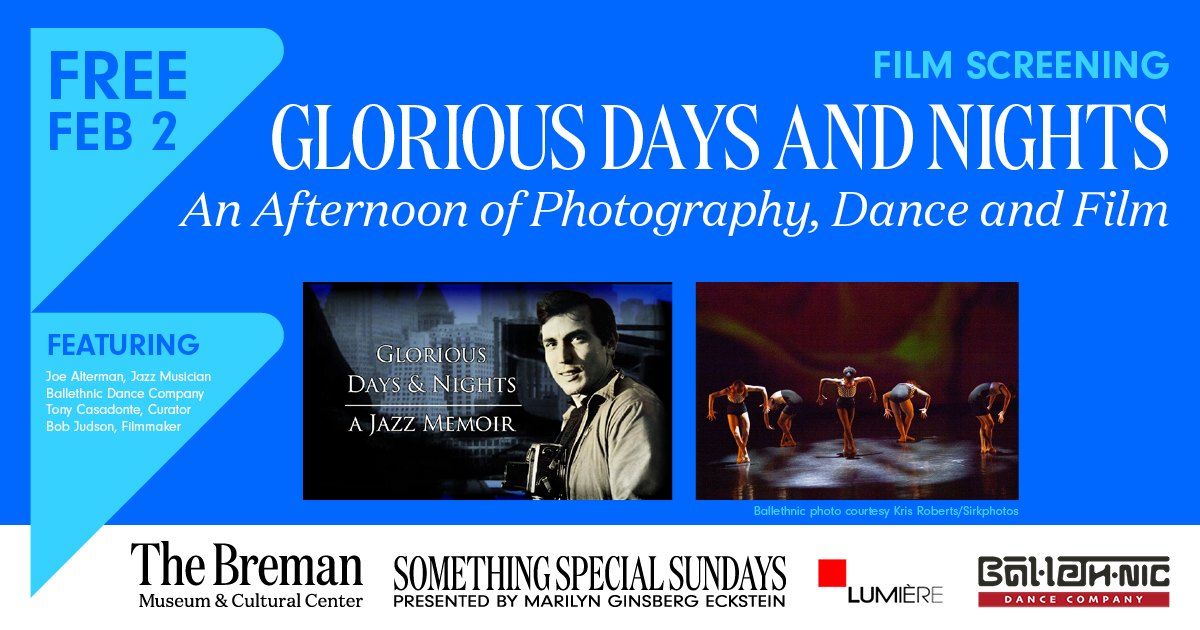  \u201cGlorious Days and Nights: A Jazz Memoir\u201d Film Screening and Program