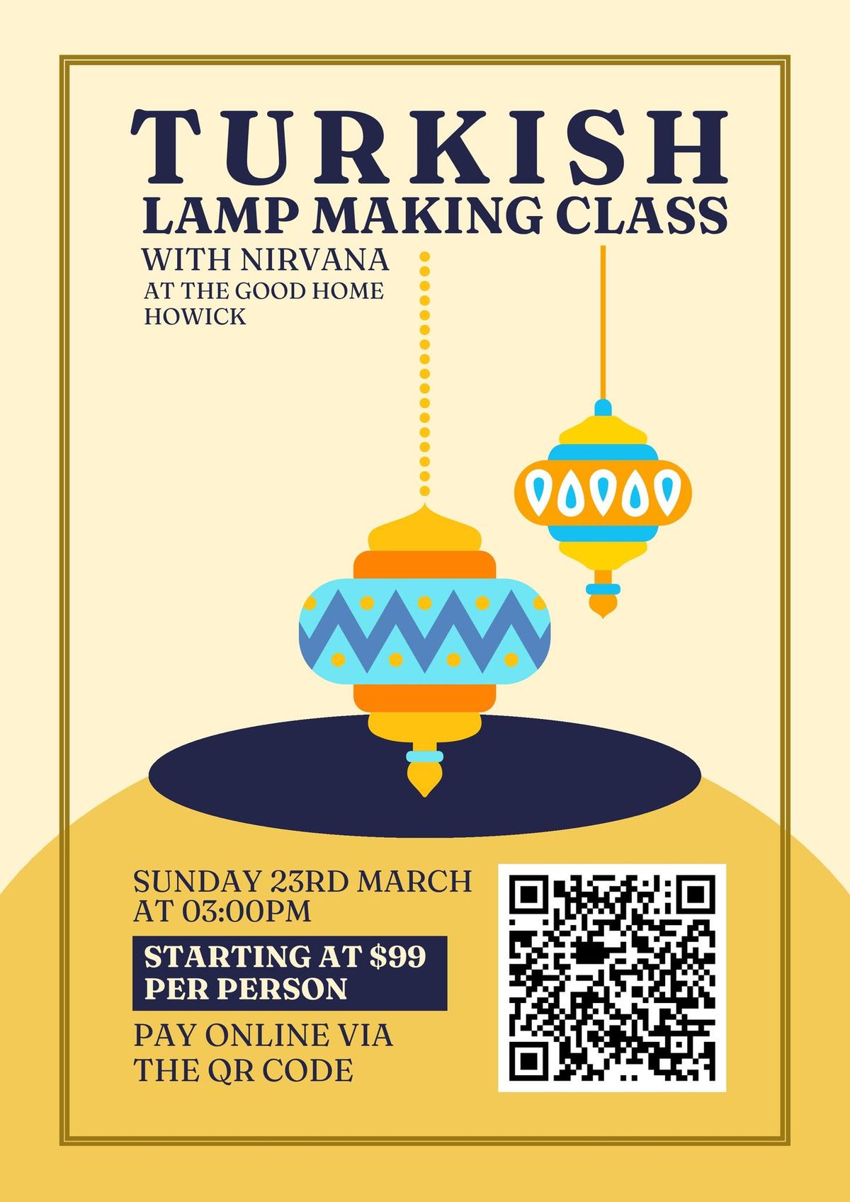 Turkish Lamp Making Class