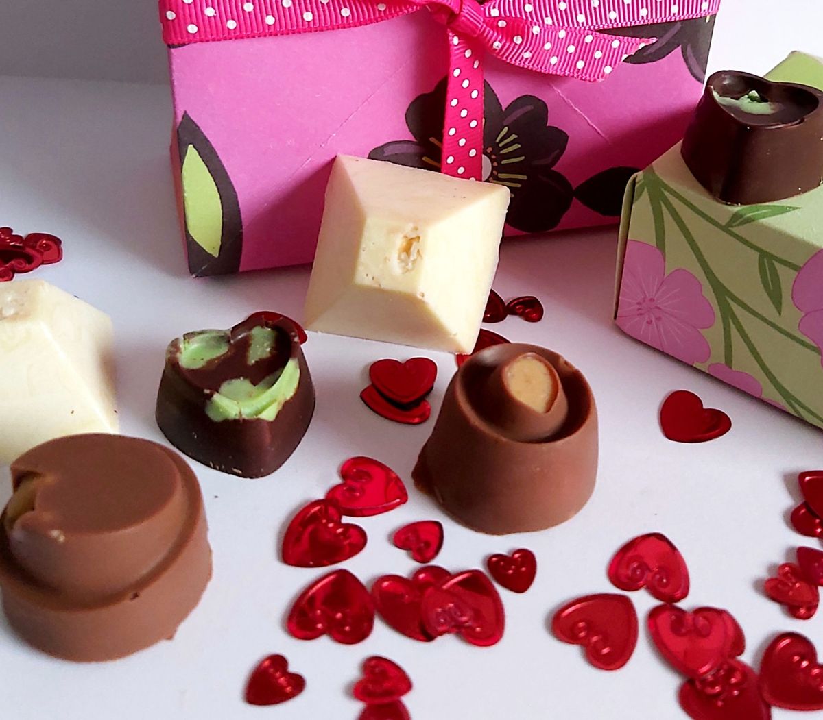 Handmade Chocolates and Origami Boxes 