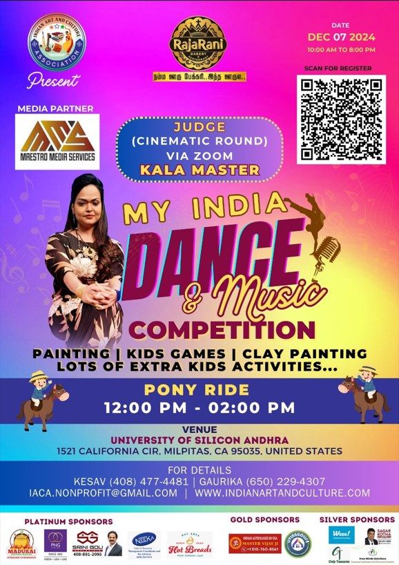 My India Dance and Music Competition 2024 Bay Area