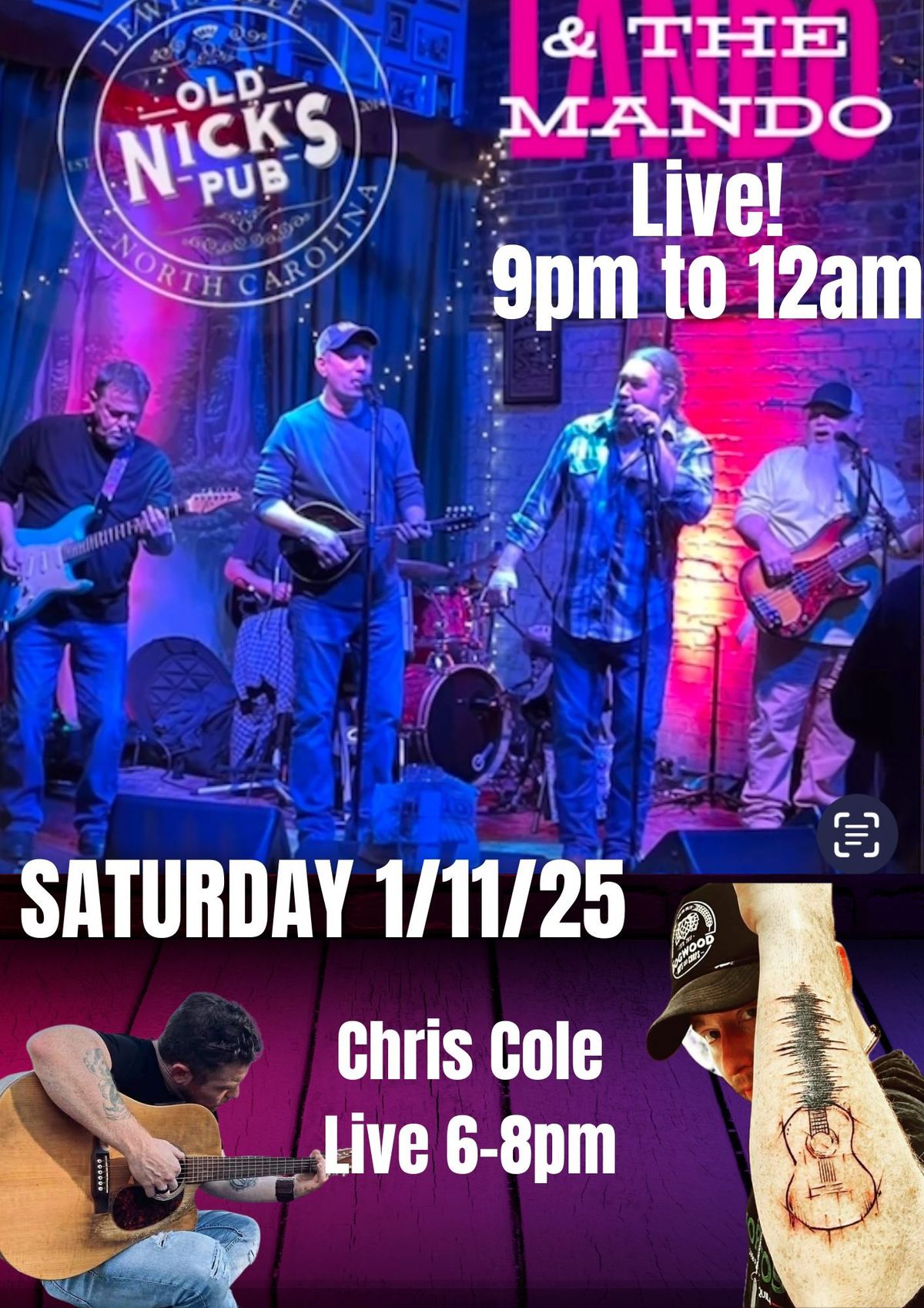 Saturday Night Live: with Musical Guests\u201dChris Cole\u201d and  \u201cLando and the Mando\u201d! 